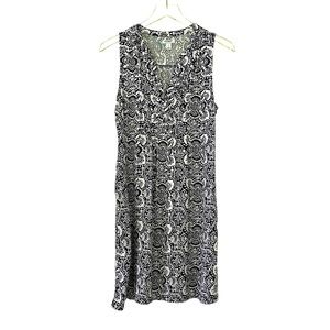 OLD NAVY Women's Dark Navy Blue & White Sleeveless Dress Size Small